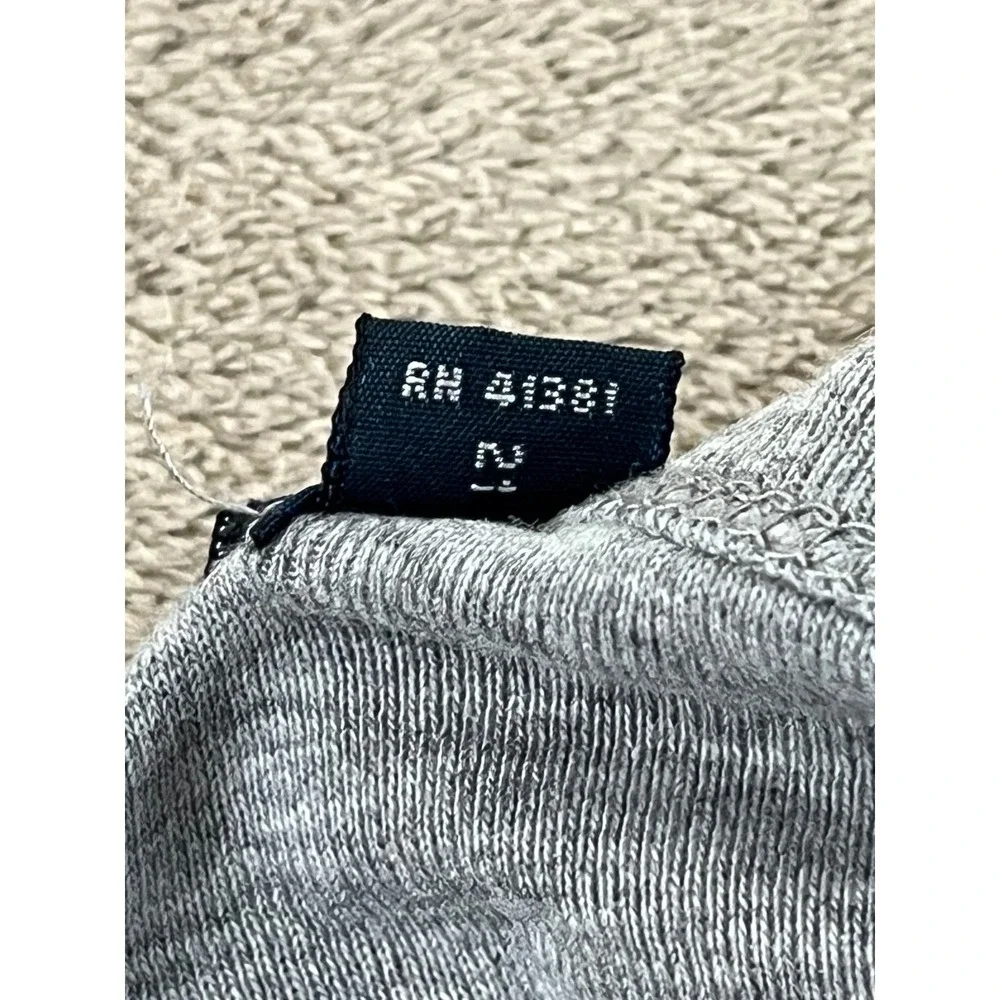 Polo Ralph Lauren Mens V-Neck T-Shirt 2X Big & Tall Gray Cotton Pony Logo